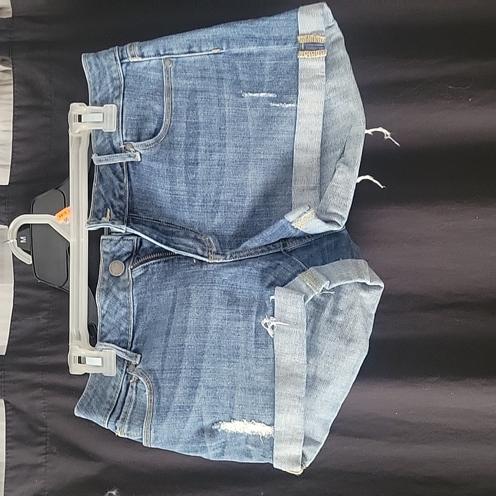 Distressed Jean Shorts
